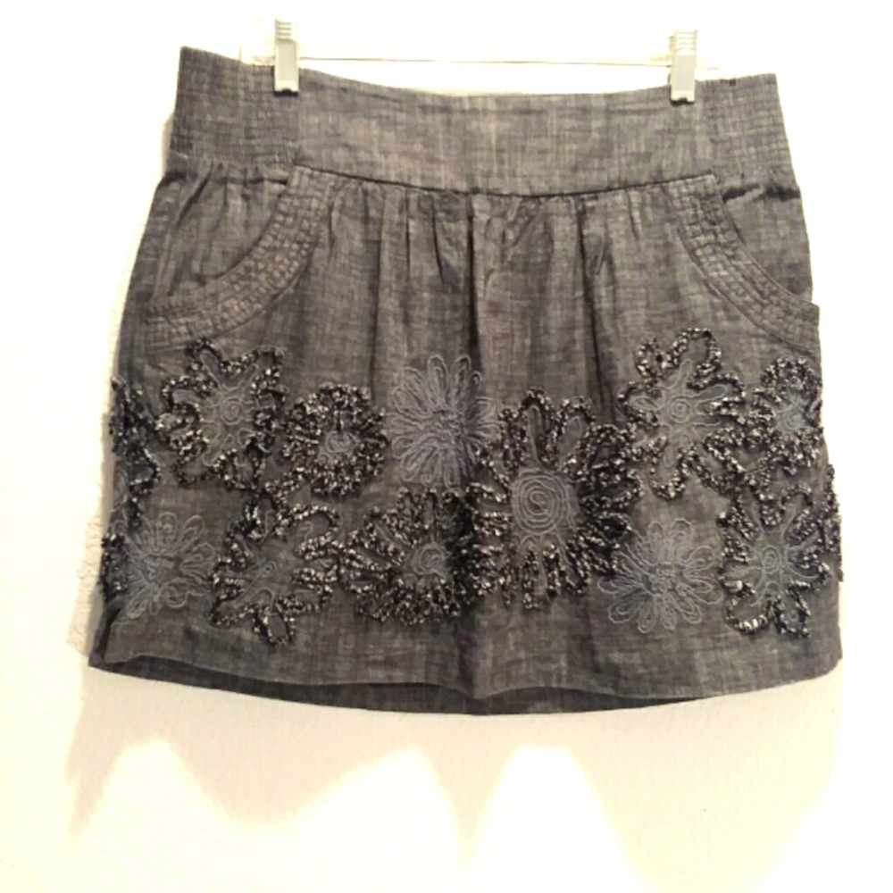 3/$20 Stooshy Embellished Skirt - Picture 1 of 5